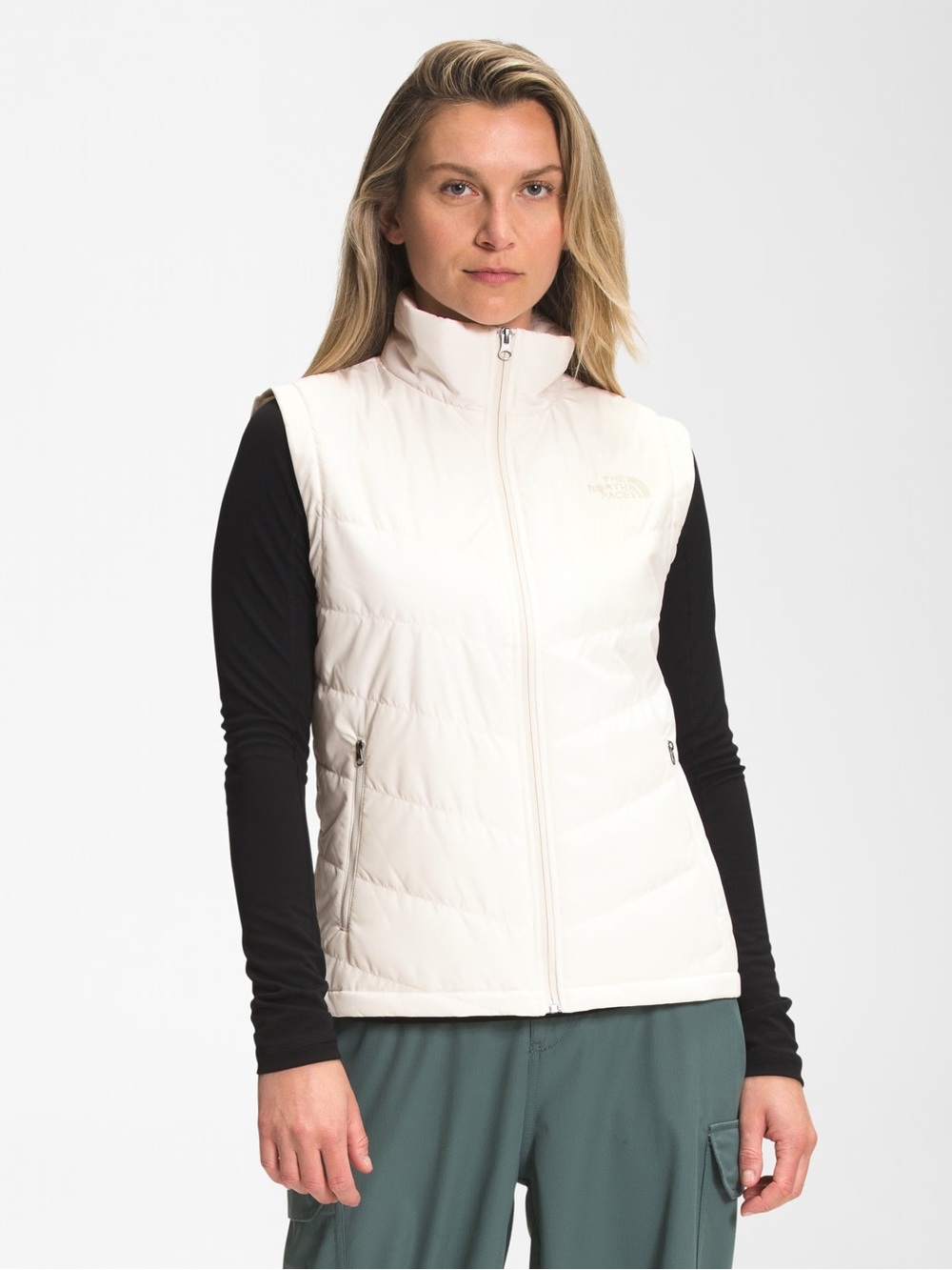 The North Face Women's Quilted Insulated Vest - ivory